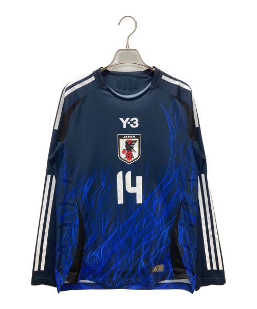 adidas（アディダス）adidas (アディダス) Y-3 (ワイスリー) 長袖日本代表ユニフォーム ブルー サイズ:SIZE Mの古着・服飾アイテム