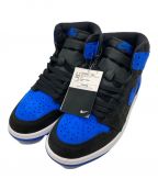 NIKEナイキ）の古着「AIR JORDAN 1 RETRO HI」｜ブラック×ブルー