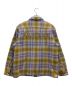 SUPREME (シュプリーム) 22aw Shearling Lined Flannel Shirt パープル×イエロー サイズ:SIZE L：20000円