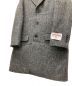 中古・古着 Harris Tweed (ハリスツイード) チェスターコート グレー サイズ:SIZE M：11000円