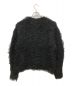 THE TOE (ザ・トゥー) Pigalle shaggy Vneck knit ブラック サイズ:SIZE F：8000円