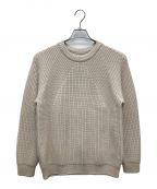 BATONERバトナ―）の古着「SIGNATURE CREW NECK SWEATER」｜ベージュ