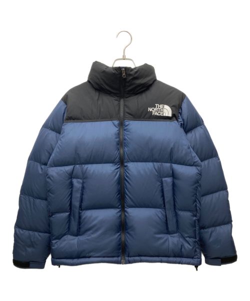 THE NORTH FACE（ザ ノース フェイス）THE NORTH FACE (ザ ノース フェイス) ヌプシジャケット ブラック×ネイビー サイズ:SIZE　Sの古着・服飾アイテム