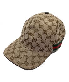 GUCCI（グッチ）の古着「ベースボールキャップ」｜ベージュ