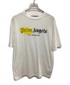 Palm Angelsパーム エンジェルス）の古着「21SS LA Sprayed Logo Tee」｜ホワイト