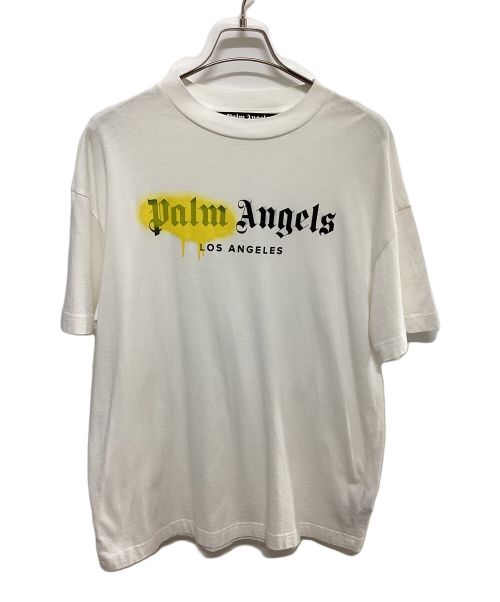 Palm Angels（パーム エンジェルス）Palm Angels (パーム エンジェルス) 21SS LA Sprayed Logo Tee ホワイト サイズ:Lの古着・服飾アイテム