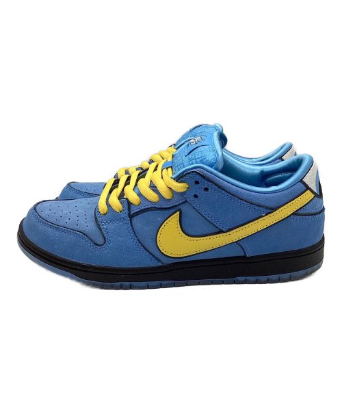 NIKE SB（ナイキエスビー）NIKE SB (ナイキエスビー) The Powerpuff Girls (ザ パワーパフ ガールズ) ローカットスニーカー スカイブルー×イエロー サイズ:27の古着・服飾アイテム