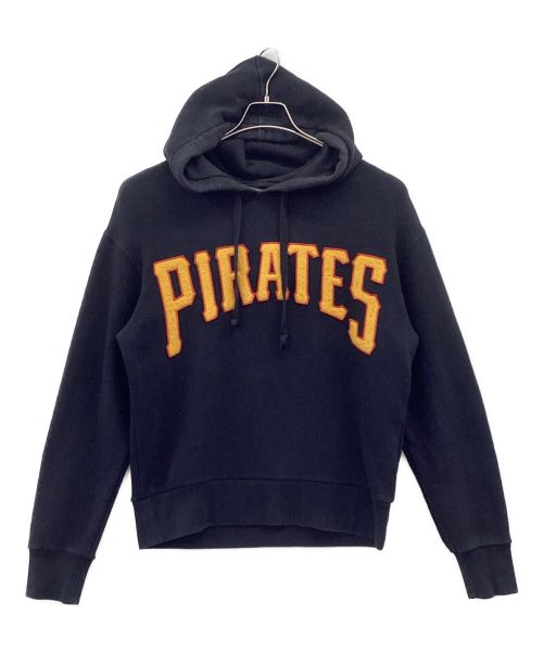 GUCCI（グッチ）GUCCI (グッチ) MLB (エムエルビー) 「PIRTES」 HOODIE ブラック サイズ:XSの古着・服飾アイテム