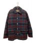 WOOLRICH（ウールリッチ）の古着「コンチョボタンウールコート」｜レッド×グリーン