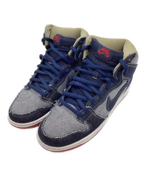 NIKE SB（ナイキエスビー）NIKE SB (ナイキエスビー) DUNK HIGH TRD QS REESE FORBES DENIM MIDNIGHT NAVY サイズ:27.5cmの古着・服飾アイテム