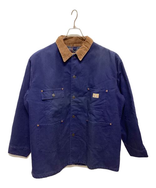 LEVI'S（リーバイス）LEVI'S (リーバイス) 90sダックカバーオール ブルー×ブラウン サイズ:Ⅿの古着・服飾アイテム