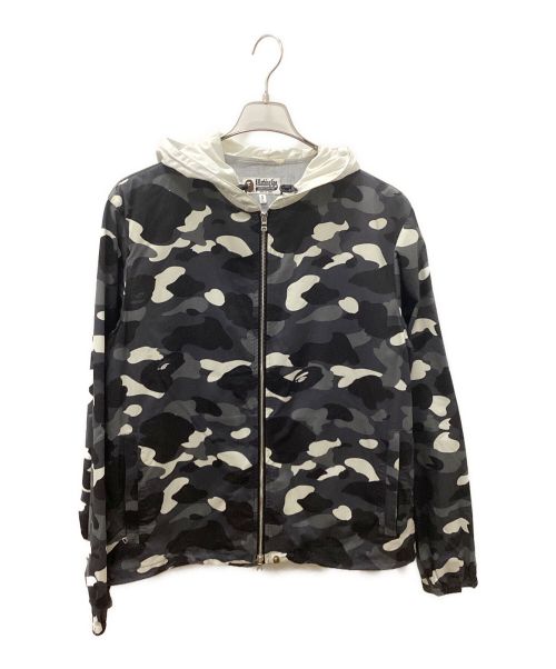 A BATHING APE（アベイシングエイプ）A BATHING APE (アベイシングエイプ) フーデッドジャケット グレー サイズ:xxLの古着・服飾アイテム