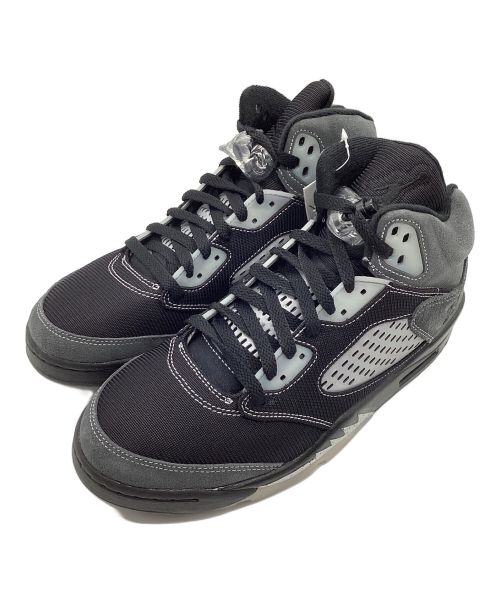 NIKE（ナイキ）NIKE (ナイキ) AIR JORDAN 5 RETRO ANTHRACITE ブラック×グレー サイズ:27.5cmの古着・服飾アイテム