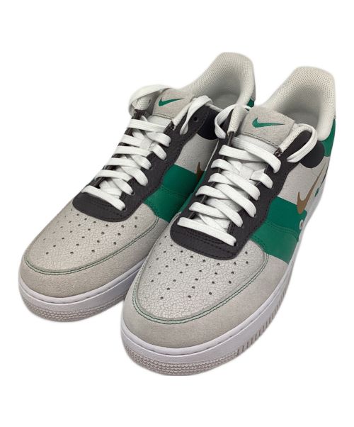 NIKE（ナイキ）NIKE (ナイキ) AIR FORCE 1 '07 PRM ホワイト×グリーン サイズ:28ｃｍの古着・服飾アイテム