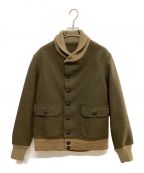 WAREHOUSEウエアハウス）の古着「A-1 STYLE WOOL JACKET」｜カーキ