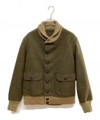 WAREHOUSEウエアハウス）の古着「A-1 STYLE WOOL JACKET」｜カーキ