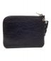 CALEE (キャリー) PLANE LEATHER WALLET POUCH ブラック：11000円