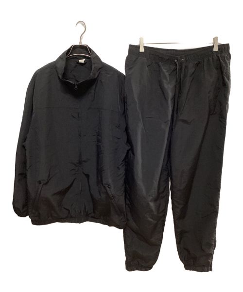 blanks factory（ブランクスファクトリー）BLANKS FACTORY (ブランクスファクトリー) UK/Nylon Track Jacket & Pants ブラック サイズ:2XLの古着・服飾アイテム