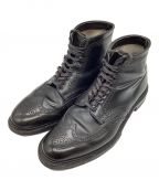 Aldenオールデン）の古着「WINGTIP BLACK CORDOVAN BOOT」｜ブラック