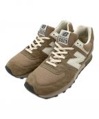 NEW BALANCEニューバランス）の古着「Made in UK レザースニーカー」｜ベージュ