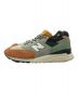 NEW BALANCE (ニューバランス) KITH (キス) Frank Lloyd Wright (フランク・ロイド・ライト) 998 “Broadacre City” オレンジ×グリーン サイズ:25.5cm：28000円