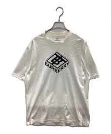 BURBERRY（バーバリー）の古着「LOGO GRAPHIC COTTON T-SHIRT」｜ホワイト