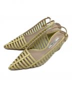 HER LIP TOハーリップトゥ）の古着「Becca Slingback Sandals」｜イエロー