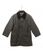 Barbourバブアー）の古着「BORDER OS WAX JACKET」｜グレー