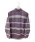 POLAR (ポーラー) Stripe Fleece Pullover パープル×グレー サイズ:Ⅿ：14000円