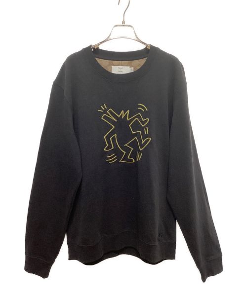 COACH（コーチ）COACH (コーチ) Keith Haring (キースヘリング) スウェット ブラック サイズ:Lの古着・服飾アイテム