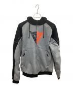 DAINESEダイネーゼ）の古着「DAEMON-X SAFETY HOODIE FULL ZIP」｜グレー