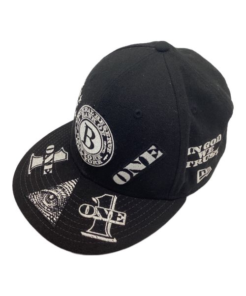 New Era（ニューエラ）New Era (ニューエラ) ONSPOTZ フリーメイソン 別注DOLLAR ALLOVER キャップ ブラック サイズ:freeの古着・服飾アイテム