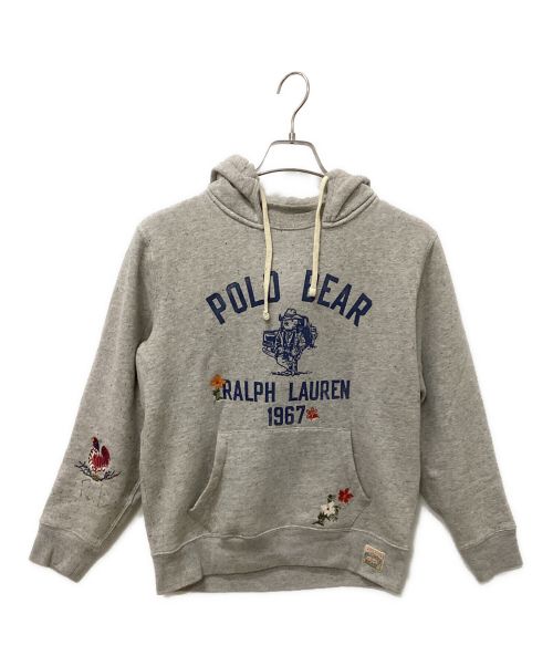 POLO RALPH LAUREN（ポロ・ラルフローレン）POLO RALPH LAUREN (ポロ・ラルフローレン) ポロベアプルオーバーパーカー グレー サイズ:Sの古着・服飾アイテム