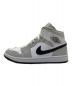 NIKE (ナイキ) WMNS AIR JORDAN 1 MID WHITE/LIGHT SMOKE GR サイズ:27.5cm：13000円