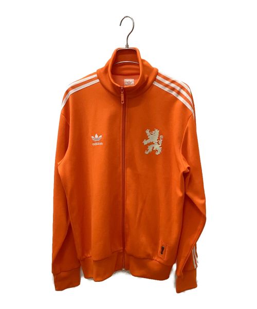 adidas（アディダス）adidas (アディダス) ジップブルゾン オレンジ サイズ:oの古着・服飾アイテム