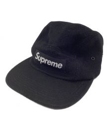 SUPREME×LORO PIANA（シュプリーム×ロロピアーナ）の古着「17FW Wool Camp Cap」｜ブラック