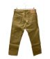 Ues (ウエス) 14.9oz Double Knee Pants キャメル サイズ:86cm (W34)：9000円