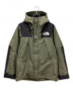 THE NORTH FACEザ ノース フェイス）の古着「マウンテンパーカー」｜グリーン×ブラック