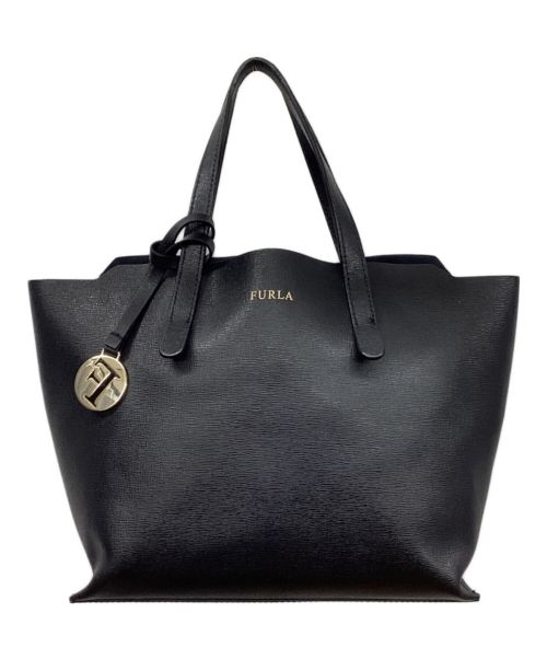 FURLA（フルラ）FURLA (フルラ) サリーハンドバッグ ブラックの古着・服飾アイテム