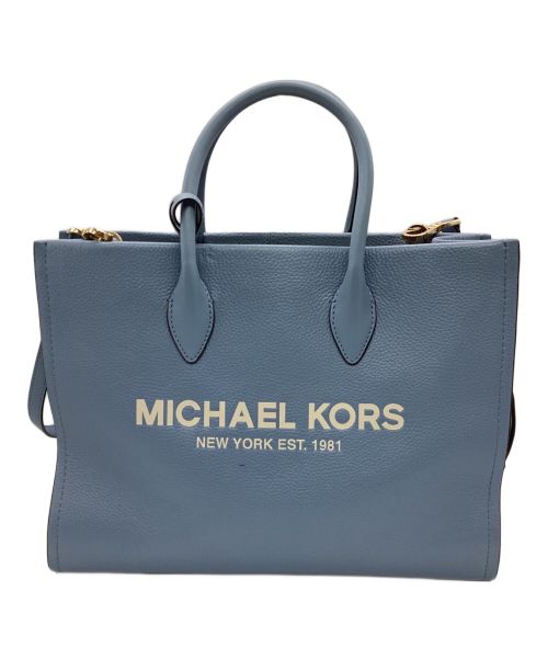 MICHAEL KORS（マイケルコース）MICHAEL KORS (マイケルコース) 2WAYバッグ サックスブルーの古着・服飾アイテム