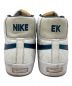 中古・古着 NIKE (ナイキ) ハイカットスニーカー/SB BLAZER ZM MID EK ホワイト×ブルー サイズ:28：8000円