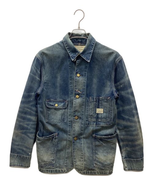 RRL（ダブルアールエル）RRL (ダブルアールエル) エンジニアコート ブルー サイズ:Sの古着・服飾アイテム