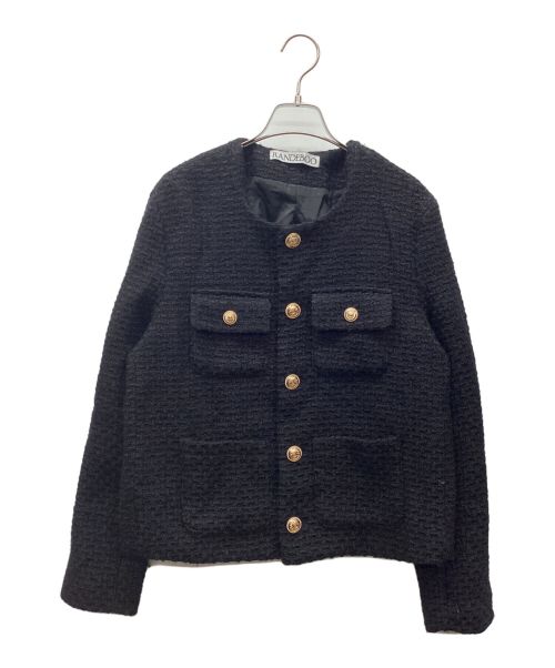 RANDEBOO（ランデブー）RANDEBOO (ランデブー) Classic tweed jacket RANDEBOO ブラック サイズ:Freeの古着・服飾アイテム