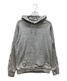 SUPREME（シュプリーム）の古着「16AW Hooded Sleeve Strip Top」｜グレー