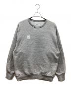 WTAPSダブルタップス）の古着「HOME BASE CREW NECK SWEAT」｜グレー