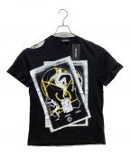 RAF SIMONSラフシモンズ）の古着「半袖プリントTシャツ」｜ブラック