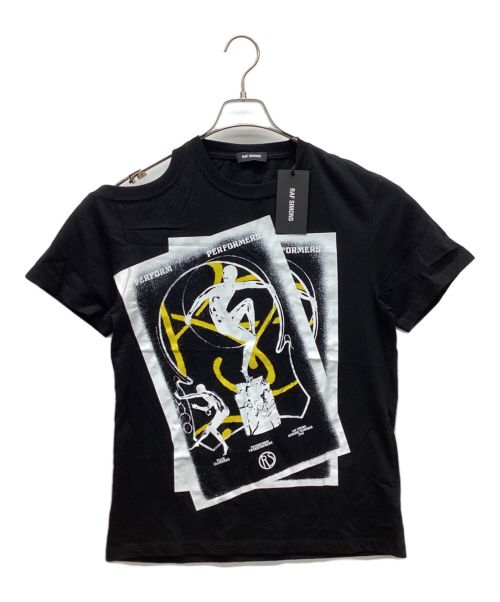 RAF SIMONS（ラフシモンズ）RAF SIMONS (ラフシモンズ) 半袖プリントTシャツ ブラック サイズ:XS 未使用品の古着・服飾アイテム