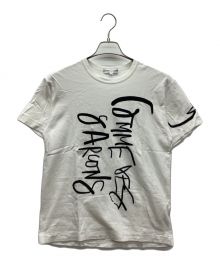 COMME des GARCONS（コムデギャルソン）の古着「プリントロゴTシャツ」｜ホワイト