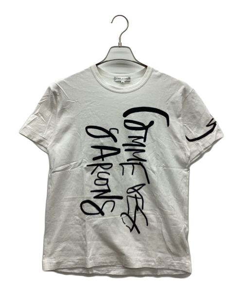 COMME des GARCONS（コムデギャルソン）COMME des GARCONS (コムデギャルソン) プリントロゴTシャツ ホワイト サイズ:Mの古着・服飾アイテム