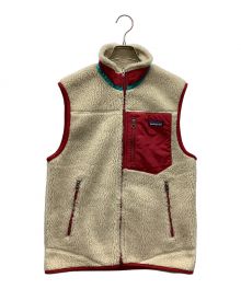 Patagonia（パタゴニア）の古着「CLASSIC RETRO-X VEST」｜アイボリー×レッド